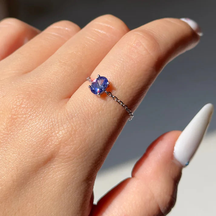 Tanzanite Self Love Adjustable Ring