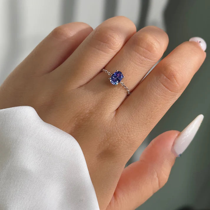 Tanzanite Self Love Adjustable Ring