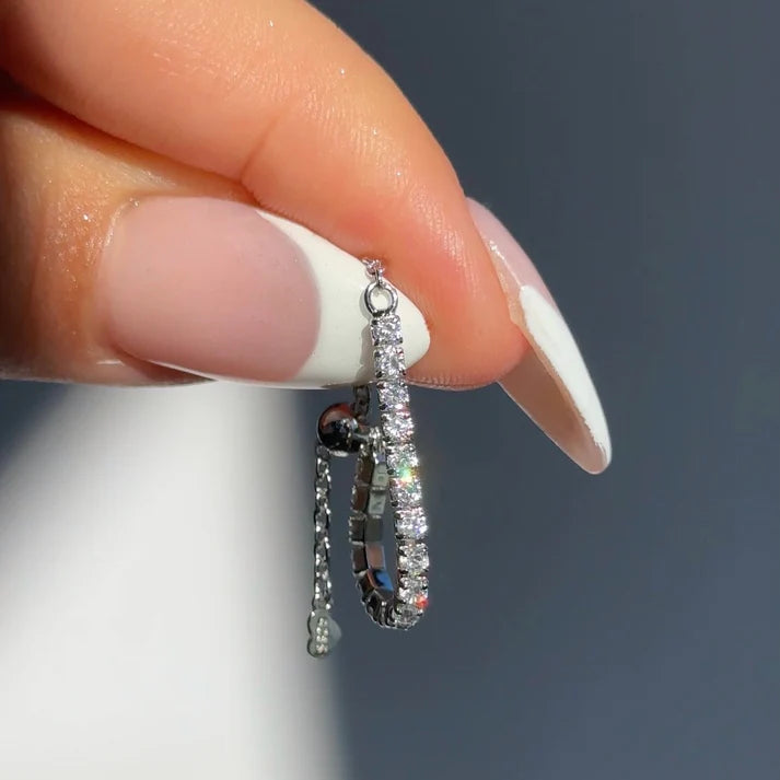 Eternity Ring – Anello Regolabile con Zirconi Brillanti