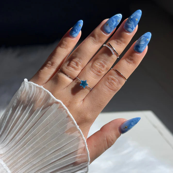 Star Chain – Anello Regolabile a Catena con Stella