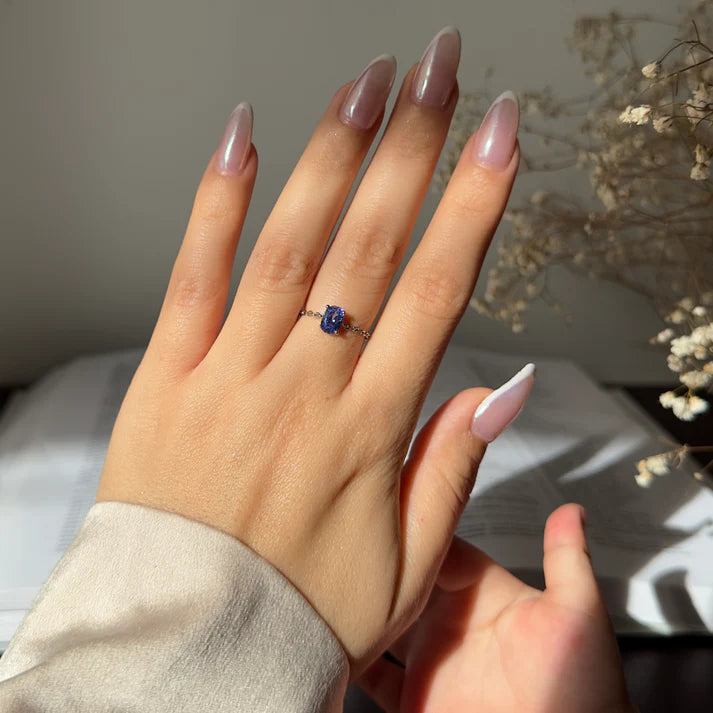 Tanzanite Self Love Adjustable Ring