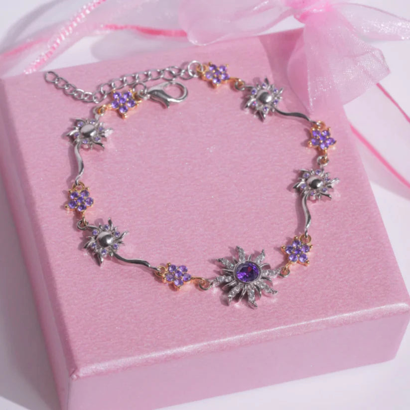 Rapunzel – Bracciale Intrecciato in Oro Lucente