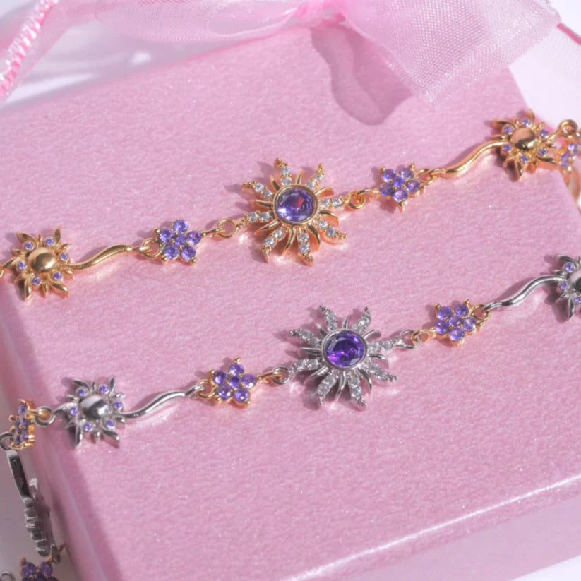 Rapunzel – Bracciale Intrecciato in Oro Lucente