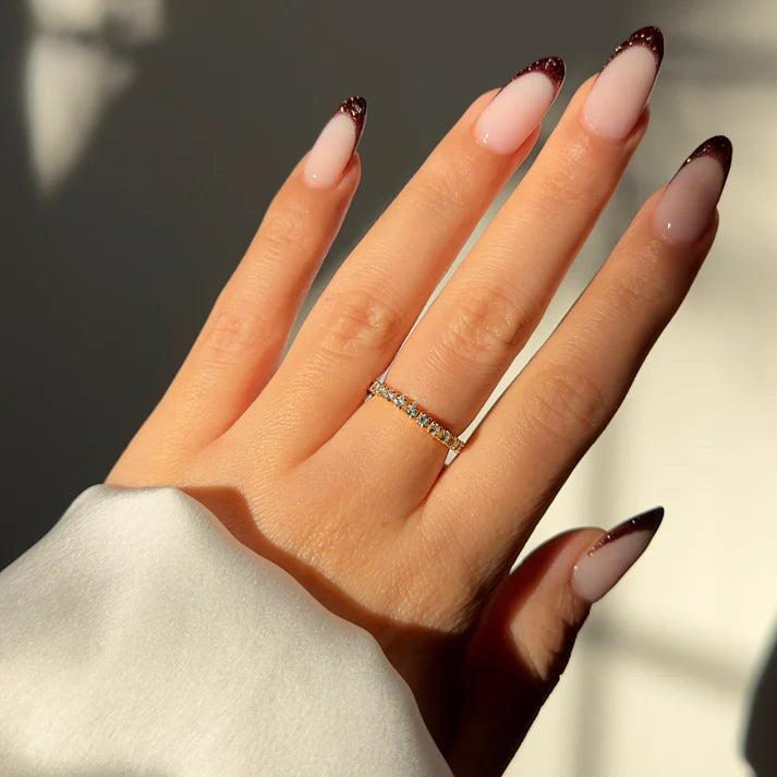 Eternity Ring – Anello Regolabile con Zirconi Brillanti